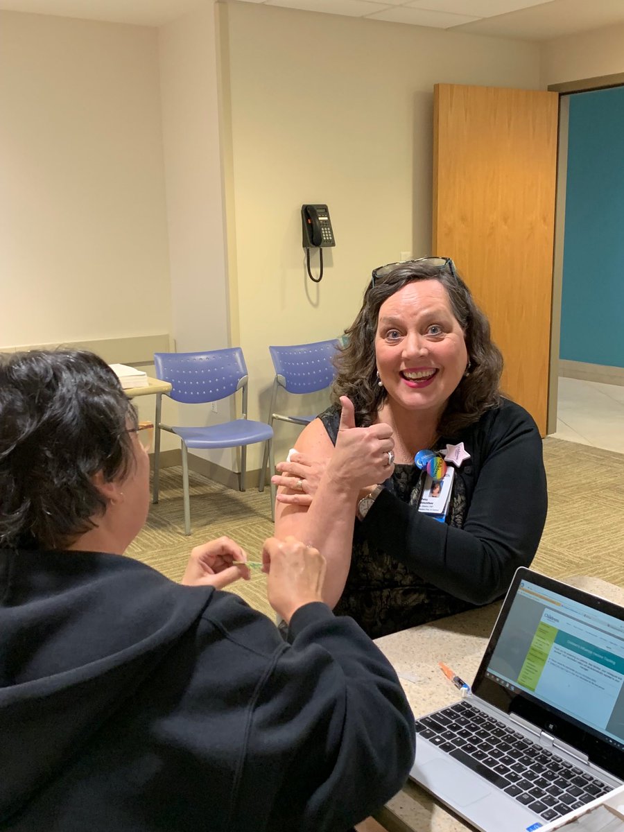 Got my Flu shot ⁦<a href="/childrensmn/">Children's Minnesota</a>⁩ to #FightFlu. Now boarding to DC for #IDWeek2019 #VaccinesSaveLives