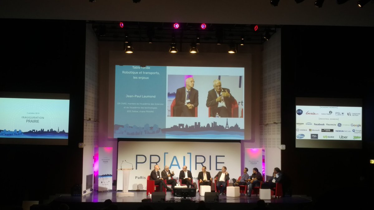 MemmoEU's tweet photo. Robotics is one of the hot topics at the inauguration of the new Paris AI institute #PRAIRIE (https://t.co/t5XEFVD8qD) @CNRS @inria_paris @AcadSciences https://t.co/F7IZI3YGfn