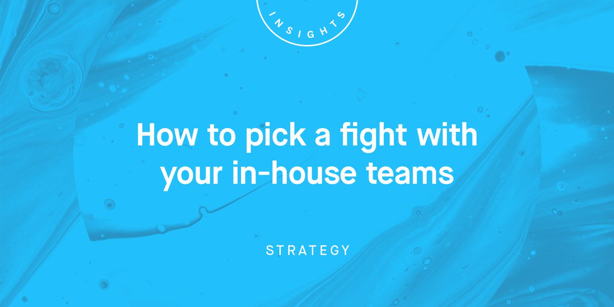 Particularly in tech, making haste can cause a trouble among teams, with those in-house often being most affected. <a href="/matthewmunoz/">Matthew Munoz</a> offers guidance for running successful brand projects that create alignment and maximize the expertise of your internal teams: nwkd.co/2nzBc7L