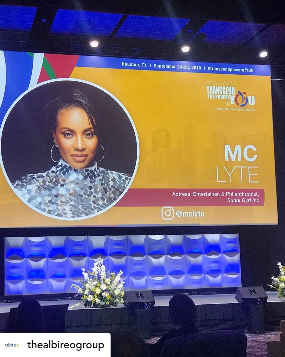 AlbireoGroup's tweet photo. I had an awesome weekend attending the 2019 National Black MBA Association Conference in Houston! The legendary @mclyte hosted the Impact Awards #AlbireoAtWork https://t.co/ZlqHTvyATP