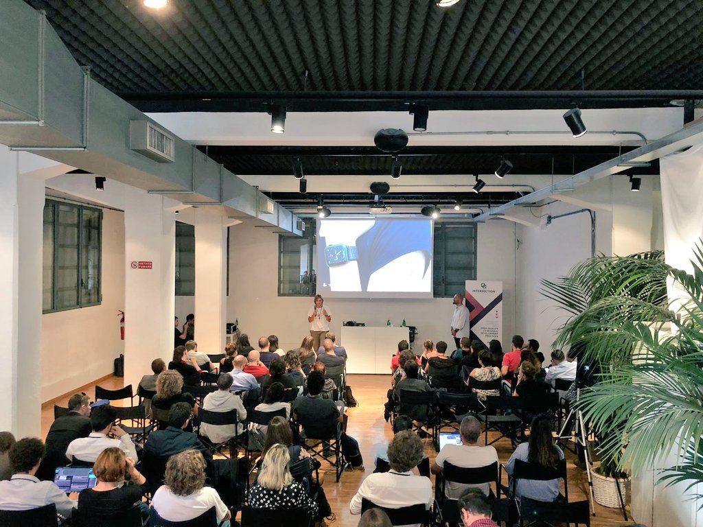 wethinktangible's tweet photo. Our Head of Design @ilariamauric on stage right now at @Intersection_eu with @giovannipuliti, talking about measuring value from the user's perspective and how we use data and research to inform product decisions. https://t.co/HvFsIcWc1u