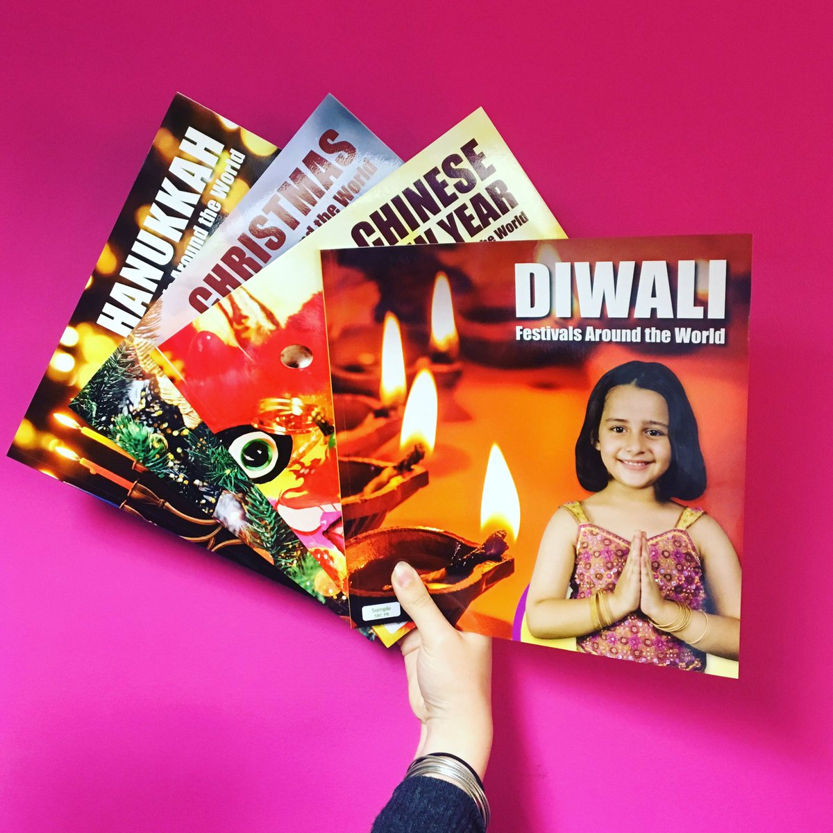 SecretBookCo's tweet photo. #HappyHumpDay Some of us in the office are feeling festive because these brand-new books are out now. Whether you want to learn about Diwali for later this month or prepare for Christmas for December, Festivals Around the World is ready to buy now! https://t.co/BmoTLLDGmn https://t.co/BNYAV1qYNx