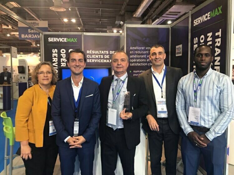 ServiceMax's tweet photo. We won the Jury Award (Judge’s Choice) at Les Mobility Awards 2019 in Paris! It recognizes the technology innovation of Zinc in addressing the mobility requirements of field service technicians.
Congrats to all the #MobilityAwards winners!
#M4B #mobilityforbusiness https://t.co/uJdz4gPLIM