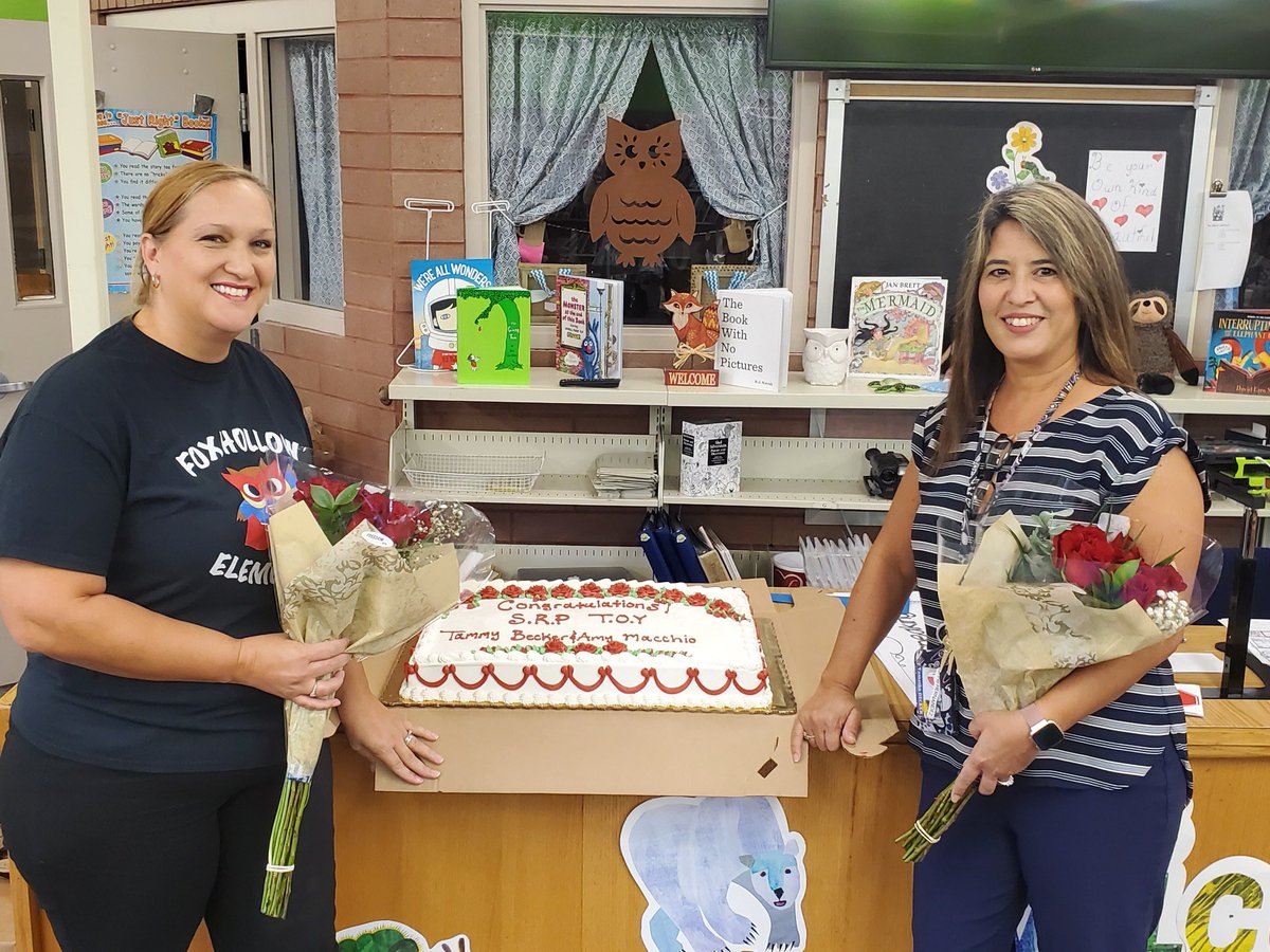 Congratulations to our Teacher of the Year, Amy Macchio, and our SRP of the Year, Tammy Becker!