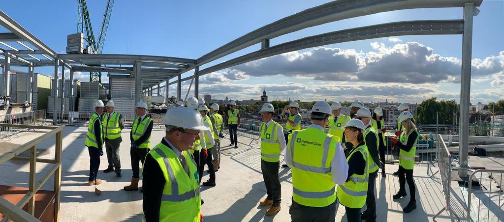 Today marks a significant milestone for us <a href="/clecliniclondon/">Cleveland Clinic London</a> as we put the final steel beam of our hospital into place, marking the structural completion of the building.

#CCL #ClevelandClinicLondon