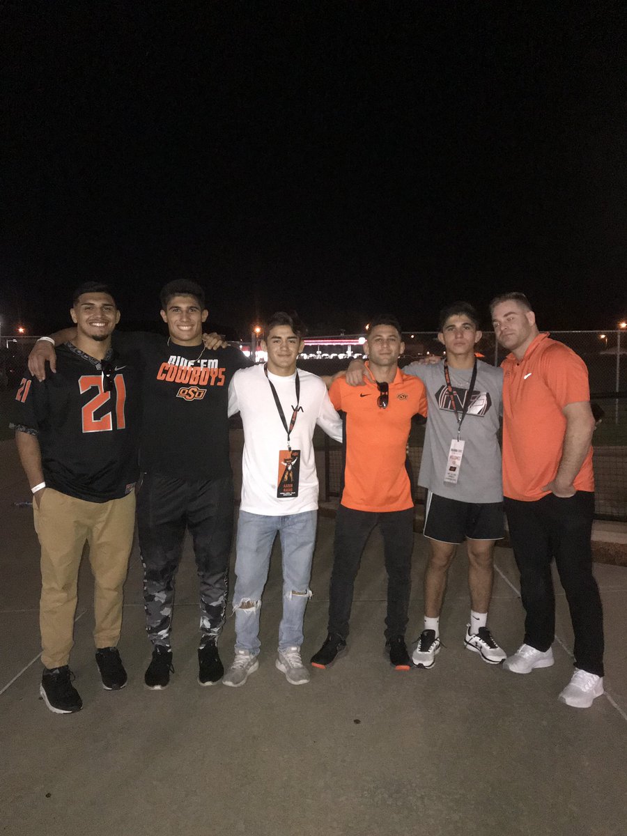 mrfasttwitch's tweet photo. Had a fantastic final official visit this past weekend in Stillwater, Oklahoma. OSU has a lot of history when it comes to Cowboy Wrestling.
—————————————————
So should AJ Ferrari take advantage of these opportunities and be a Cowboy? 🤠 🍊 💪
#cowboys
#okstate
#orangepower https://t.co/8kJ5F2EaJX