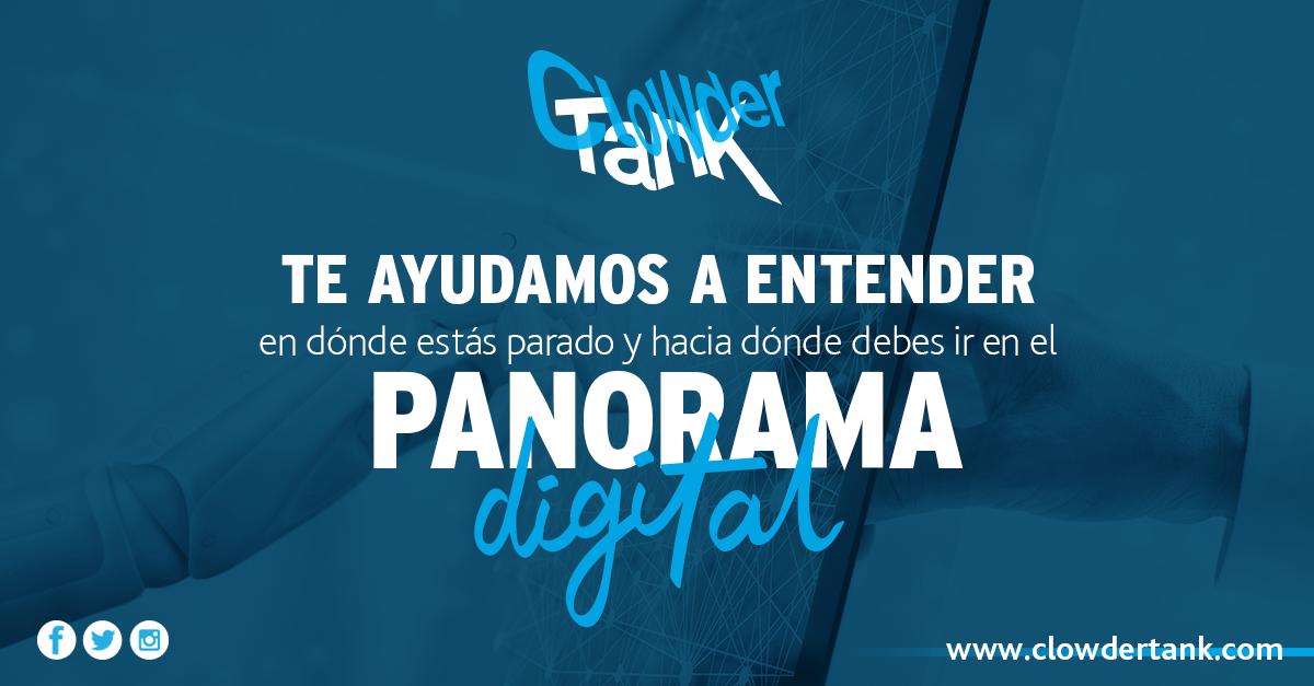 ClowderTank's tweet photo. ¿Quieres saber dónde está tu empresa y a dónde apunta su futuro en el panorama digital? Nosotros te ayudamos, ponte en contacto con nosotros y da el primer paso https://t.co/5s0n5r3JmH https://t.co/GZQwZGrN7e