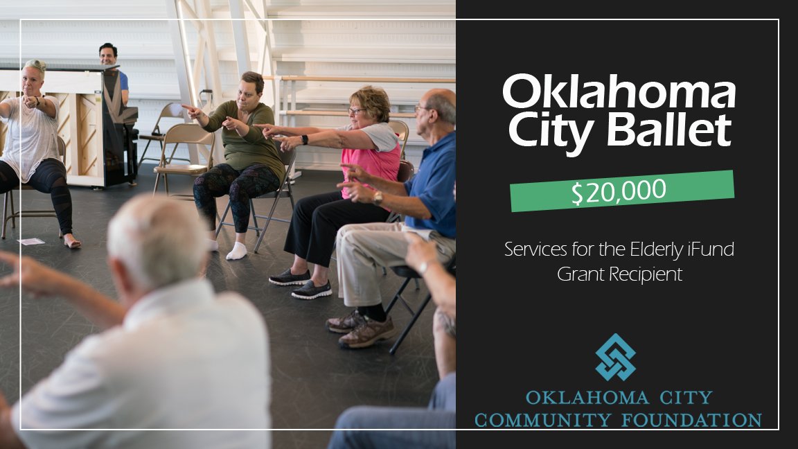 occforg's tweet photo. Have you heard about @okcballet’s Golden Swans and Dance for Parkinson’s programs? We’re excited to award a $20,000 Services for the Elderly iFund Grant to continue these free ballet classes that help improve senior mobility! #OKC4Good
Learn more: https://t.co/niBKSOST3a https://t.co/RThDR55d6Q