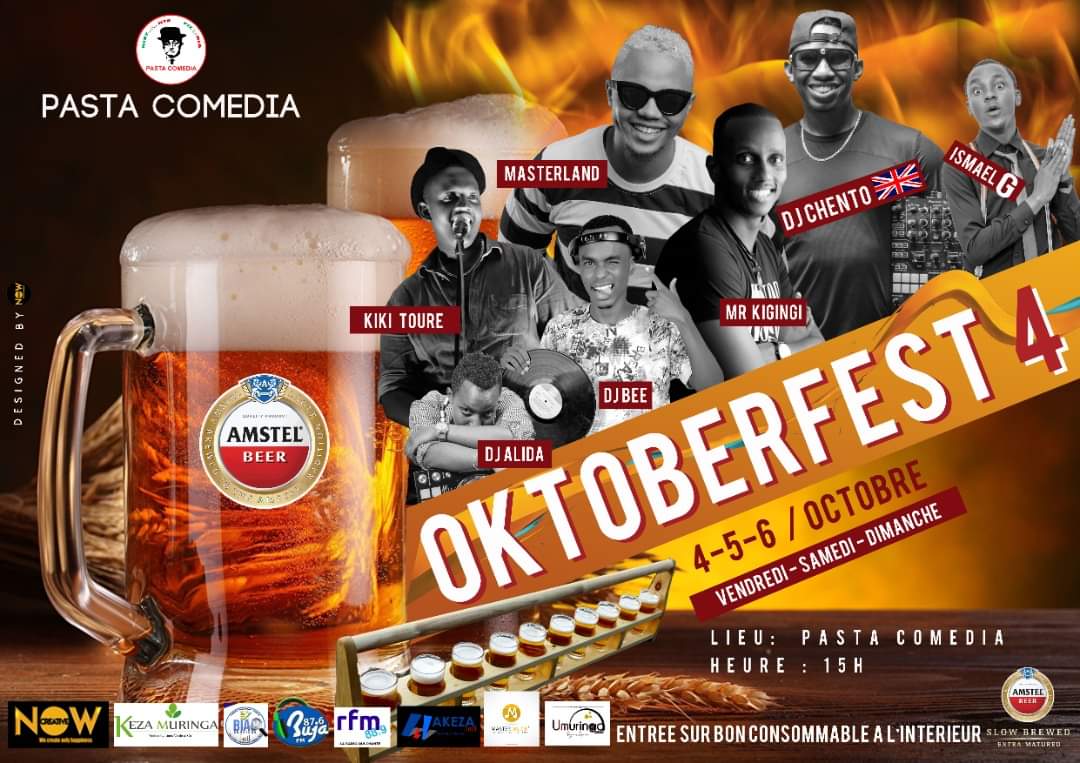 IngoMagazine's tweet photo. #Oktoberfest2019, la fête populaire de la bière, une tradition pour ses consommateurs et dégustateurs, sera célébrée au #Burundi pour sa 4ème Edition pendant tout un weekend. Trois dates sont retenues: les 4, 5 et 6 Octobre au #PastaComedia avec les grandes stars Burundaises. https://t.co/0CSRG5R22q