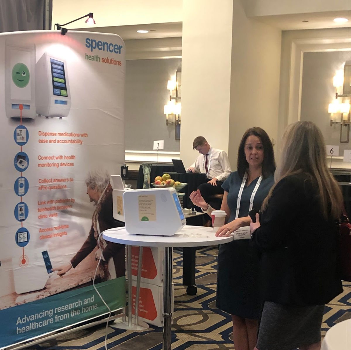 spencerhealth's tweet photo. Thanks for stopping by the booth at #eyepatients today! We're looking forward to meeting you! @eyeforpharma @LillyStairs @BenjaminDiCosta @tunaturns @Srotberg15 #efppatient https://t.co/I8NP66xVti