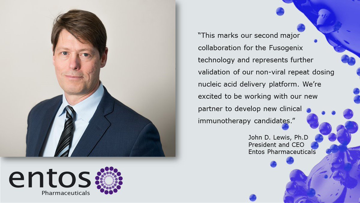 UAlberta Research & Innovation (@uofaresearch) on Twitter photo Congrats to #UAlberta spinoff Entos on partnership w/ clinical stage biopharma to develop new autoimmune & inflammatory disease therapeutics using Entos’ Fusogenix technology. #immunotherapy #ABbiz @TECEdmonton @WD_Canada <a href="/AlbertaEconomy/">Alberta Jobs, Economy, Trade and Immigration</a> <a href="/GiveToUHF/">University Hospital Foundation</a> <a href="/InnovateYEG/">Innovate Edmonton</a> Congrats to #UAlberta spinoff Entos on partnership w/ clinical stage biopharma to develop new autoimmune & inflammatory disease therapeutics using Entos’ Fusogenix technology. #immunotherapy #ABbiz @TECEdmonton @WD_Canada <a href="/AlbertaEconomy/">Alberta Jobs, Economy, Trade and Immigration</a> <a href="/GiveToUHF/">University Hospital Foundation</a> <a href="/InnovateYEG/">Innovate Edmonton</a>