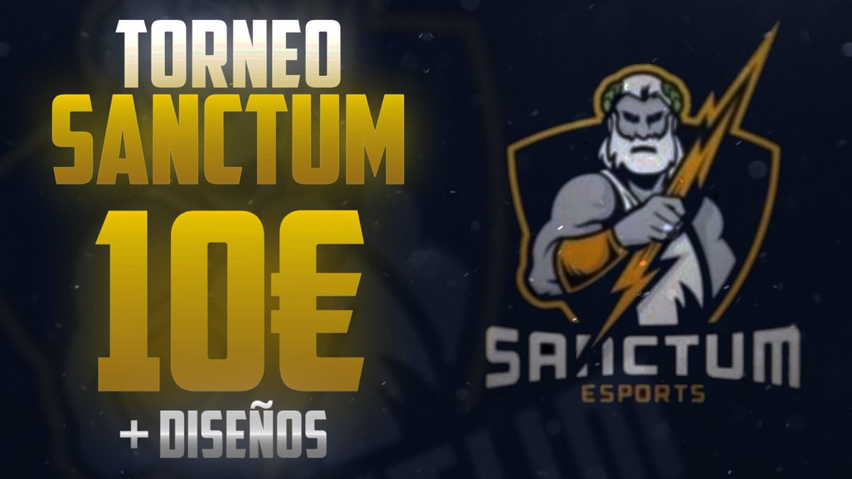 🏆Trio Sanctum cup V2🏆
• Modalidad: Trio arena
• Fecha: Domingo día 5 de Octubre
• Premio: 
10€ 1º
Dos diseños profesionales 2º
Promoción 3º
➖REQUISITOS: - Dar like a la publicación
- Mencionar 3 teams poco conocidos
- Seguirnos 
#gosanctum