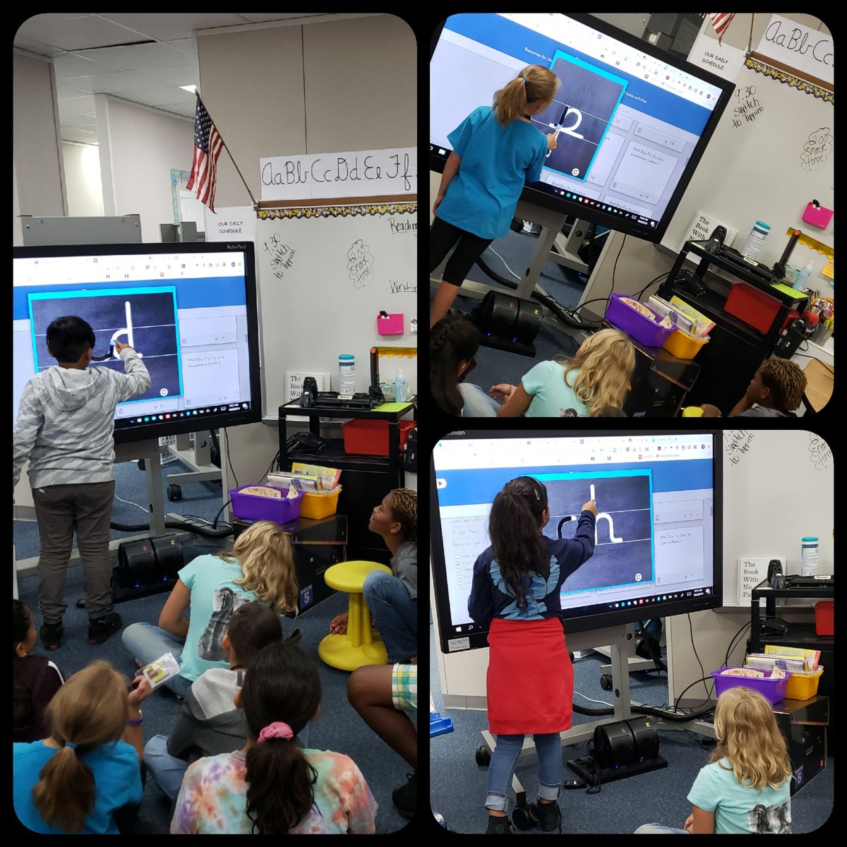 ThomasNijia's tweet photo. Handwriting withOUT tears!! The students are ready to teach/ show their skills!! #KirkROAR #5thGradeRocks https://t.co/tNezqLoTkV
