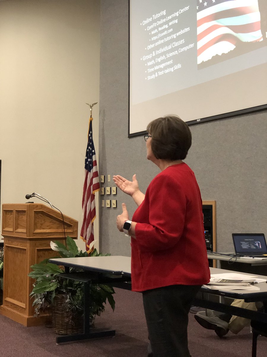 NEWDBOK's tweet photo. Mary Meeks, Veterans Upward Bound is sharing valuable information regarding educational resources to veterans with our workforce system partners. #Veterans #workforcedevelopment #UpwardBound https://t.co/HGXhAeRKn2