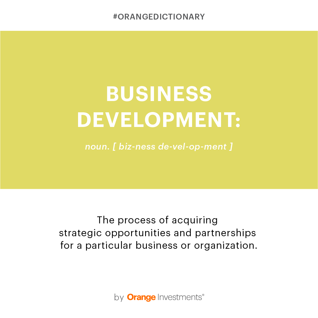OrangeInv's tweet photo. Today, in our #OrangeDictionary section, you will learn a very important term which is used in many industries to incite growth and expansion, creating a stronger positioning for your business.
https://t.co/YfTHkMXXAr | (81) 1477 8080 https://t.co/5zVfg8czOw