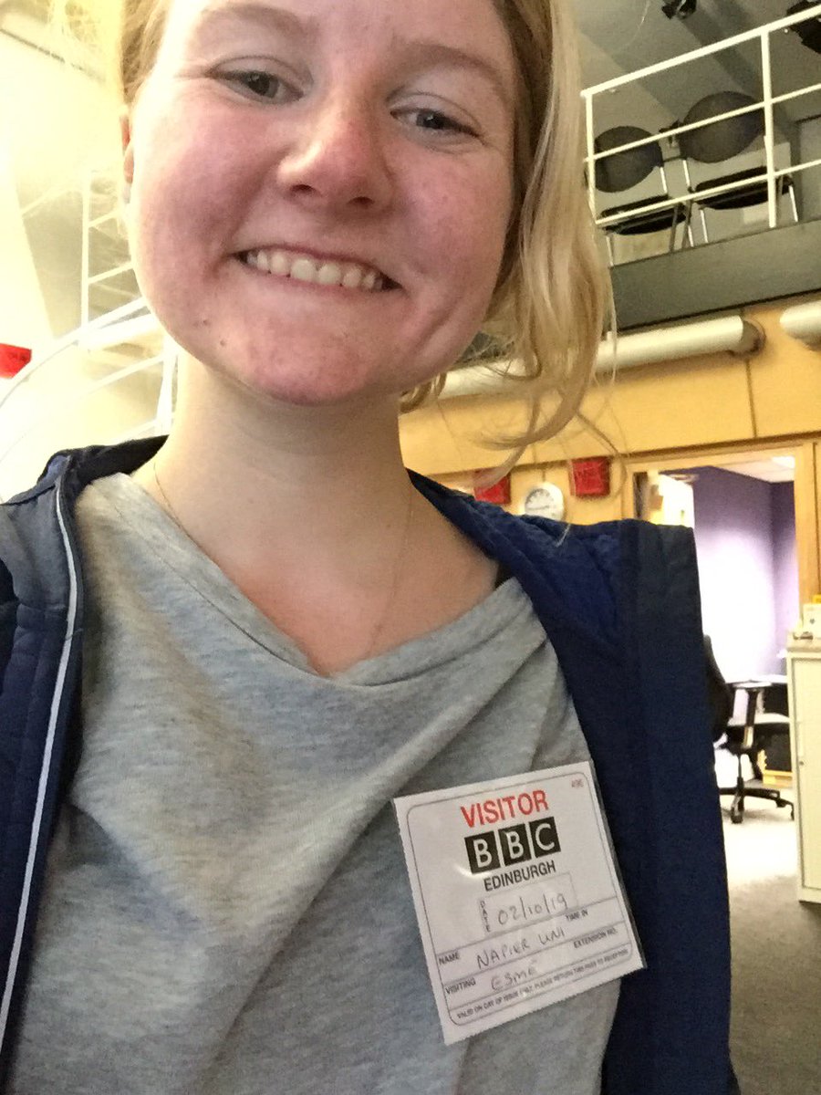 BLUECC20191's tweet photo. Challenge 4. BBC Scotland. Loved using their radio equipment. https://t.co/YfTvgPvJ2O