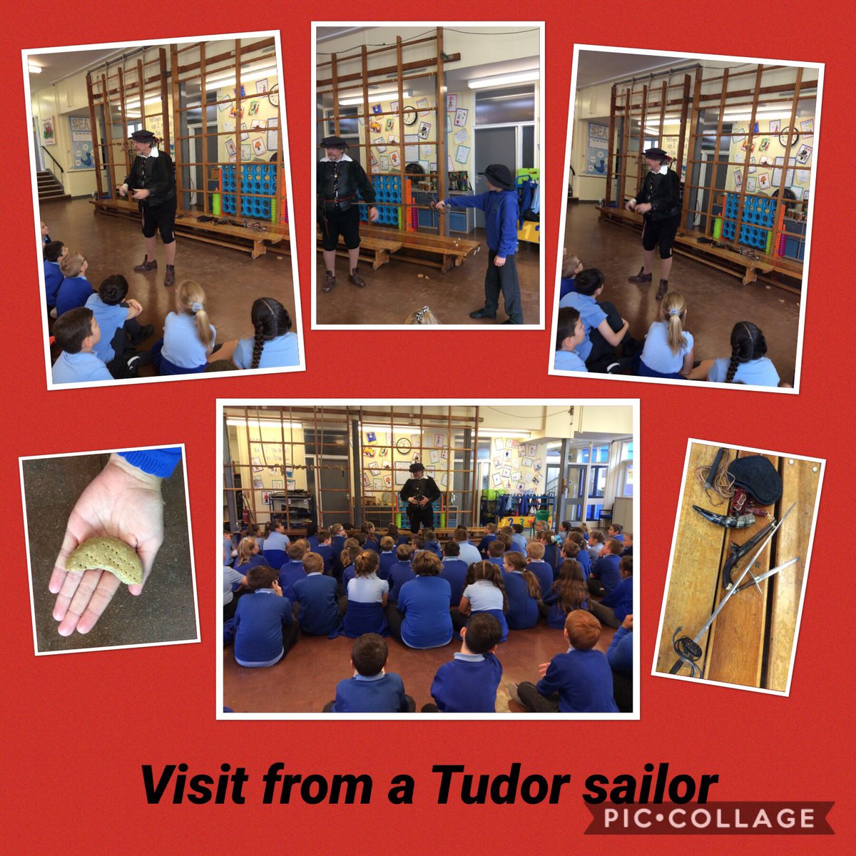 tysignprimary's tweet image. We had a visit from a Tudor sailor today! We found out about life on the ship! #class15 #class16 #class17