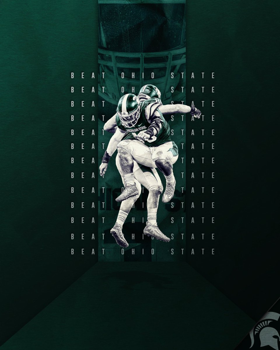 MSU_Football's tweet photo. Saturday... 🤫 #BeatOhioState https://t.co/EKsLdHCMEs