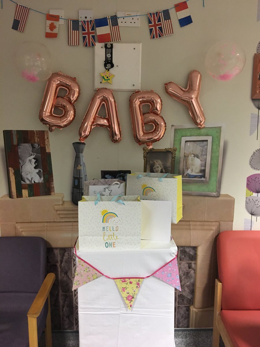 Ward_6_MRI's tweet photo. We had a lovely afternoon celebrating our matron Joanne’s baby shower.  We are all going to miss you while your off! @jowhit77 https://t.co/Wx512Cjq7z