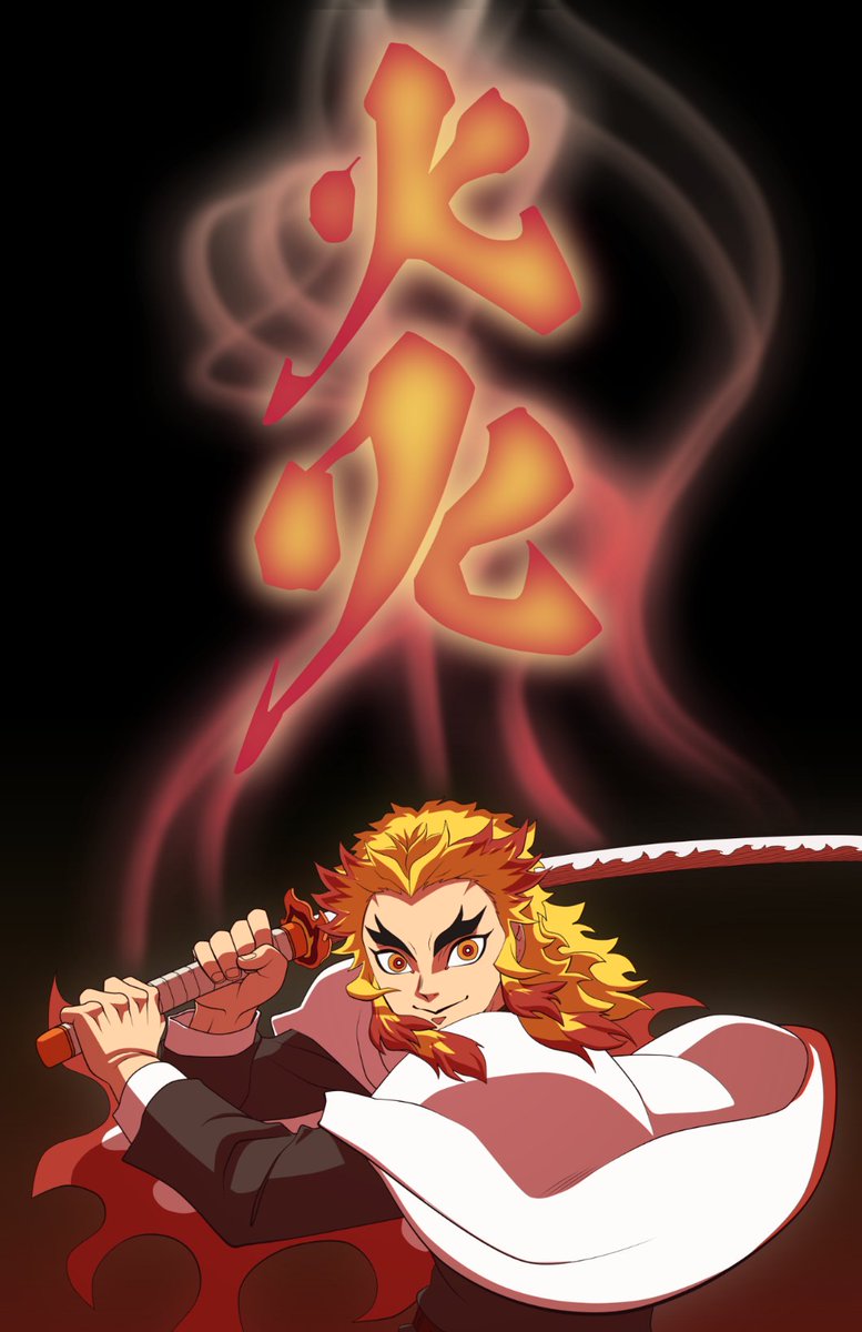 Art_of_Soos's tweet photo. Finally fished this one! Really happy with how it came out. Can't wait for the movie to show case my Favorite character in Demon Slayer. #rengokukyoujorou #rengoku #demonslayer #kimetsunoyaiba #digitalart #artofsoos #kyoujurou #firepillar #hashira https://t.co/PKABBZccTK