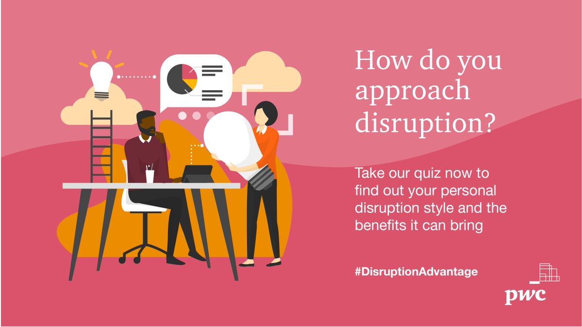 RCWThompson1's tweet photo. Dip your toe in the water or dive right in? Discover your #disruption style in our light-hearted #quiz for the Financial Services industry: https://t.co/othTT3TlZG #FinServ #DisruptionAdvantage https://t.co/Cl1WxJVUdQ