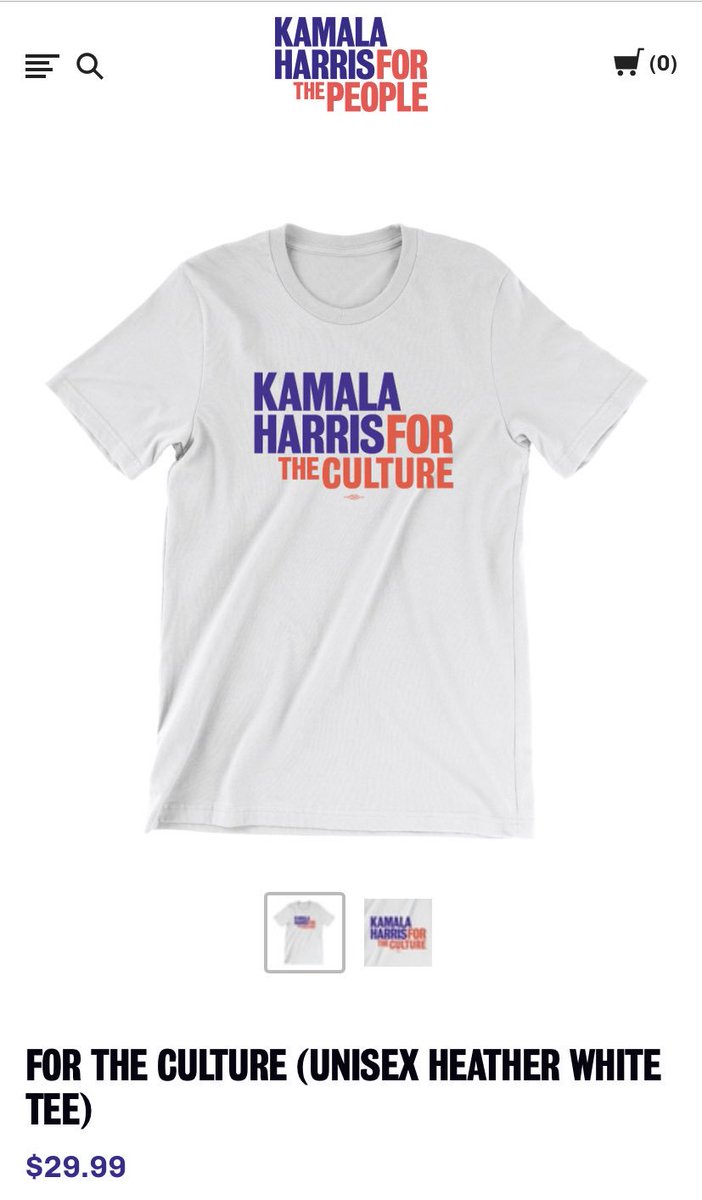 NEW #HistoricallyBlack and #ForTheCulture merch in the @KamalaHarris store? ✊🏽

Fastest purchase I’ve ever made 🙏🏽

Order now: store.kamalaharris.org/historically-b…

#nhpolitics #KHive #ForThePeople