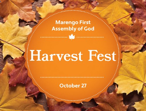 MarengoFirst's tweet photo. Harvest Fest will be here soon. Invite your friends and join us for fun and fellowship at the Fringer farm as we kick off the Fall season. https://t.co/N0tvGjlNXC