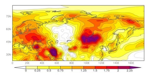weloveuusa's tweet photo. Deep Snow Cover in the Arctic Region Intensifies Heat Waves in Eurasia >>> https://t.co/RbMukM9D4O via @EnnNews #ClimateAction #AIMfortheGoals https://t.co/CGyBohf6BS