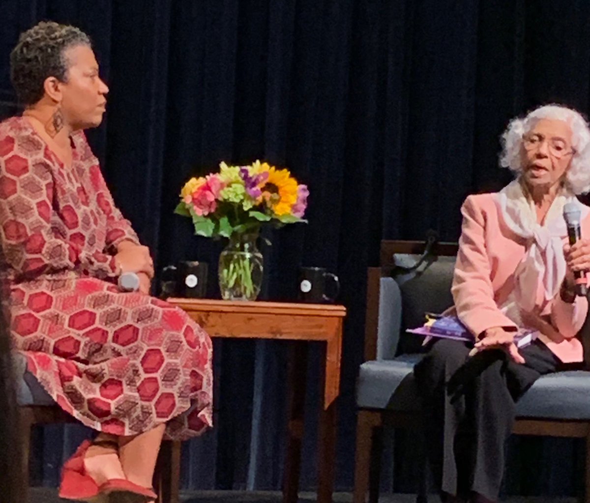 MarshaPP's tweet photo. “I believe the exposure...you follow footsteps of those working in civil rights. It was a normal set of behaviors.” Dr. Josie Johnson to @Chandasbaker #conversationswithchanda https://t.co/wC3BEThkbj