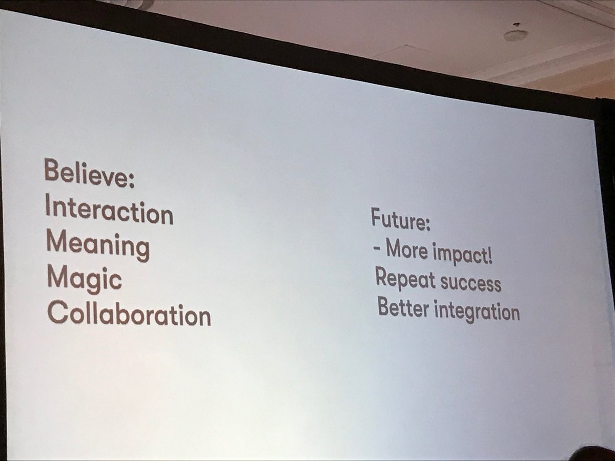 kjerrott's tweet photo. Milissa Mongait ⁦@DailyTLJ⁩ is challenging us to believe in the magic of experience through interactive music ⁦@creativecity⁩ ⁦@CityofStAlbert⁩ #ccnc2019 https://t.co/ATCIwjLjar