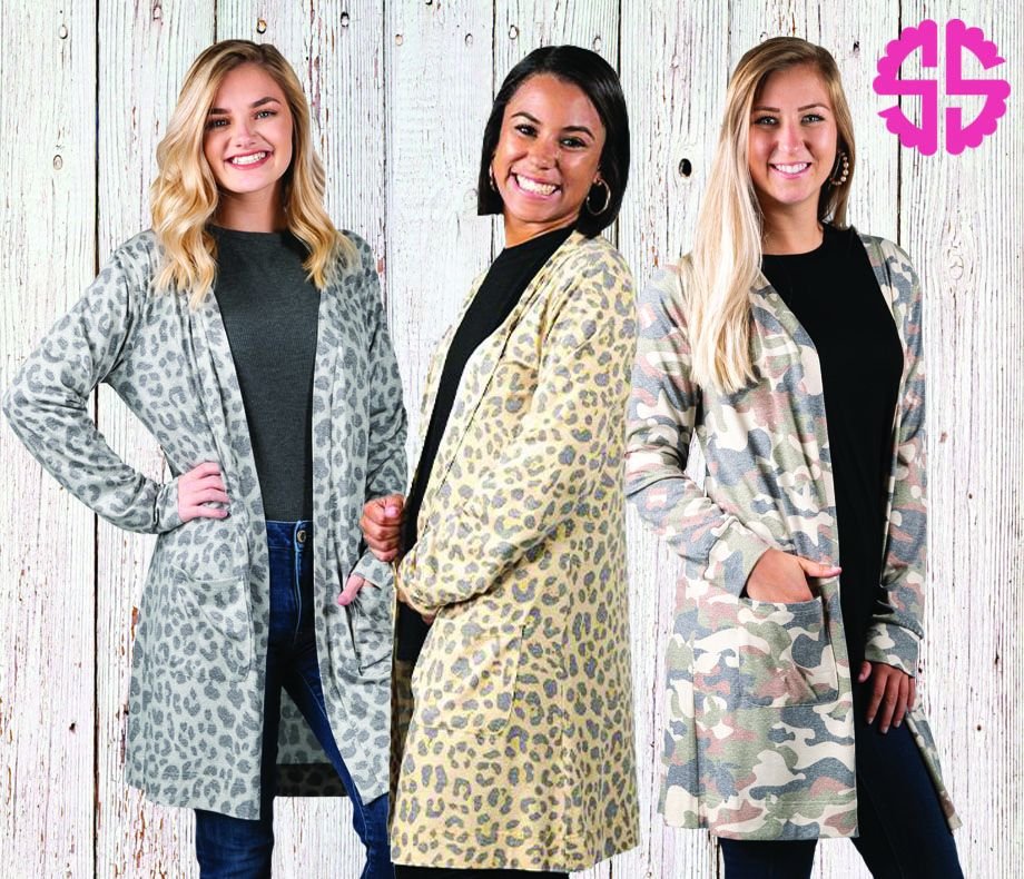 simply southern camo cardigan