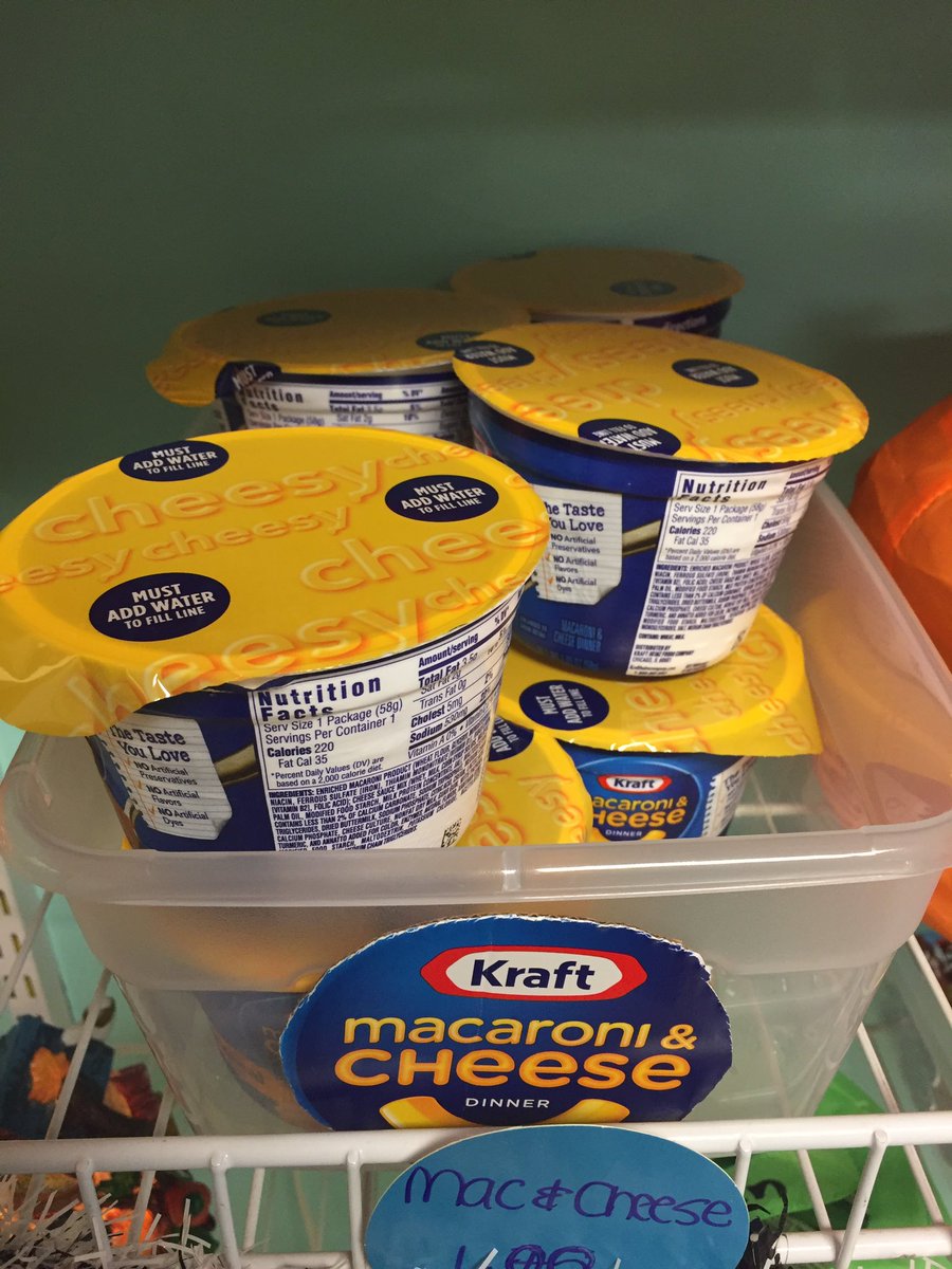 UCTeePee's tweet photo. Best seller spotlight- celebration bars ($0.65), macaroni and cheese ($1.00), and KickStarts ($1.50) #DECASBEWeek2019 https://t.co/001UBqhEiw