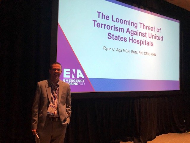 RegionsHospital's tweet image. As a top hospital in the U.S., we have to be prepared for anything and everything. Our nurse manager Ryan Aga is sharing his expertise this week at the @ENGorg conference. #ENG19