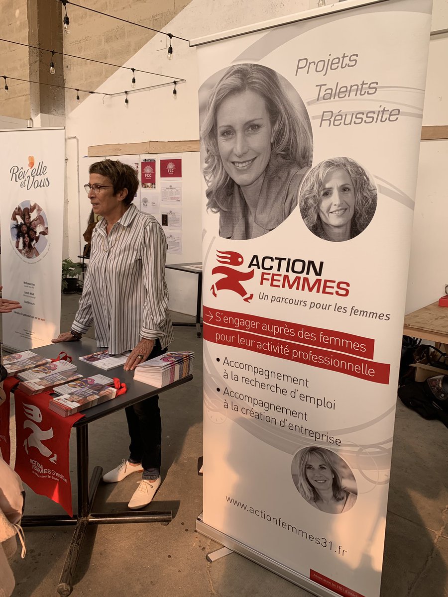Notre association ravie de participer aujourd’hui à l’événement #AcommeAudacieuse auprès d’autres réseaux féminins