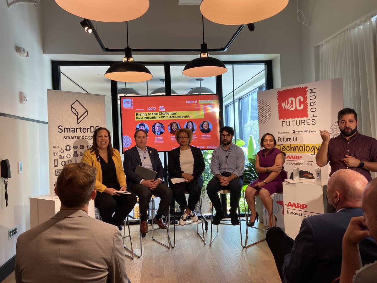 What’s up Civic Innovation + DCx Pitch Competition?  #WeDC #SmarterDC
