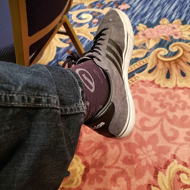 jeckman's tweet photo. Wearing my new 10up socks #10upsummit https://t.co/h8HsQTYZcH https://t.co/gTjbjiBRzu