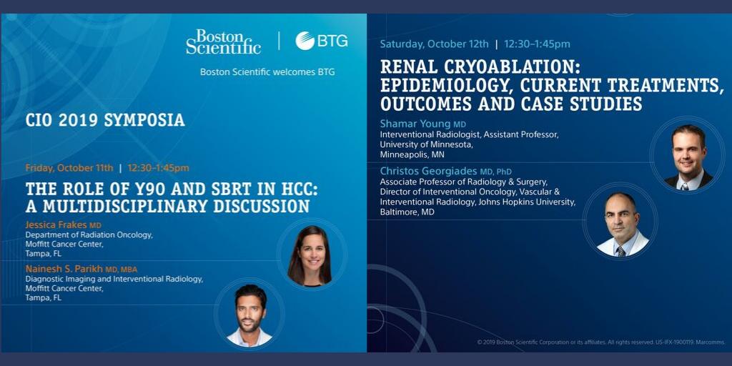 Jeff Mirviss (@bsc_pi) on Twitter photo Excited to host two symposiums at #CIO2019 next week! We are honored to have four leading IO experts educate us about their experiences w/ #Y90 & #SBRT in #HCC cases plus a deep dive into #RenalCryoblation #Irad #TwittIR <a href="/CIO_Oncology/">The IO Meeting</a> Excited to host two symposiums at #CIO2019 next week! We are honored to have four leading IO experts educate us about their experiences w/ #Y90 & #SBRT in #HCC cases plus a deep dive into #RenalCryoblation #Irad #TwittIR <a href="/CIO_Oncology/">The IO Meeting</a>