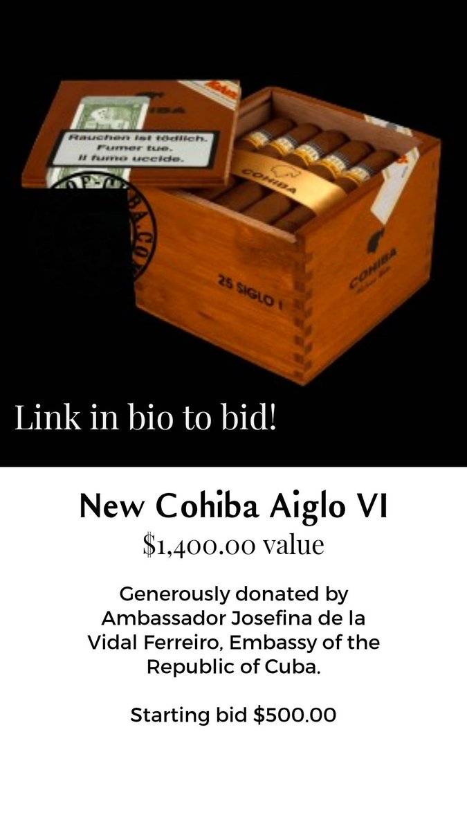 #YOWDreamsGala19 pre-auction is LIVE! Start bidding on some of the amazing items we have up for grabs including this #rarefind Cohiba gift pack generously donated by the Cuban Ambassador to Canada (TYSM!) Bid HERE: ow.ly/snCc30pEpew))
