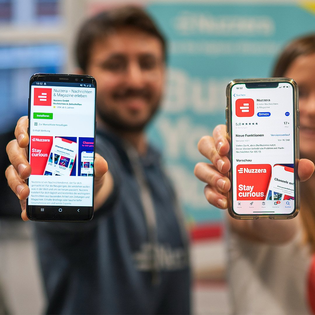 Nuzzera's tweet photo. 🥳 Wir freuen uns tierisch: Nuzzera gibt es ab jetzt als App in beiden deutschen Stores! Einfach in Play oder App Store nach Nuzzera suchen und installieren. Viel Spaß beim Lesen! https://t.co/HjRaqOuUwz