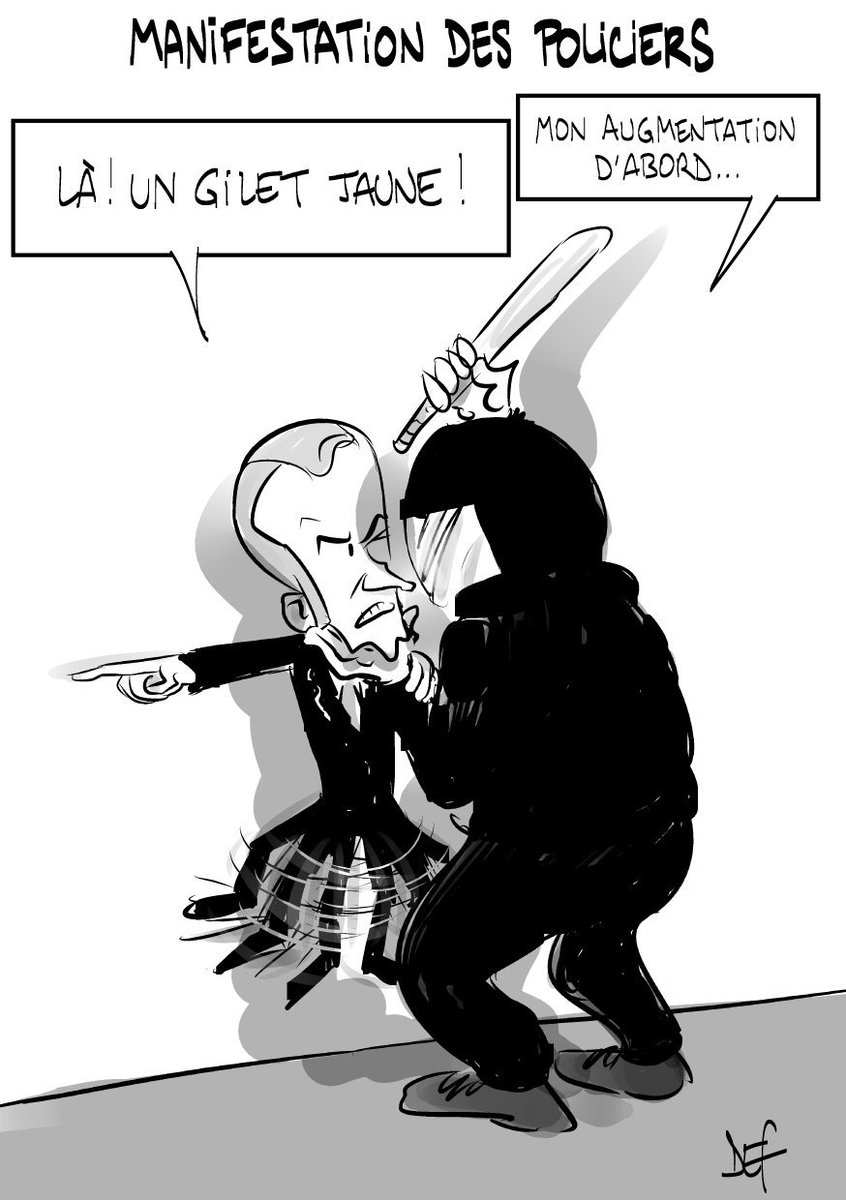 ActudeDef's tweet photo. Aujourd'hui, @PoliceNationale manifeste. 

#GiletsJaunes #ViolencesPolicieres https://t.co/3aRY1LSeRr