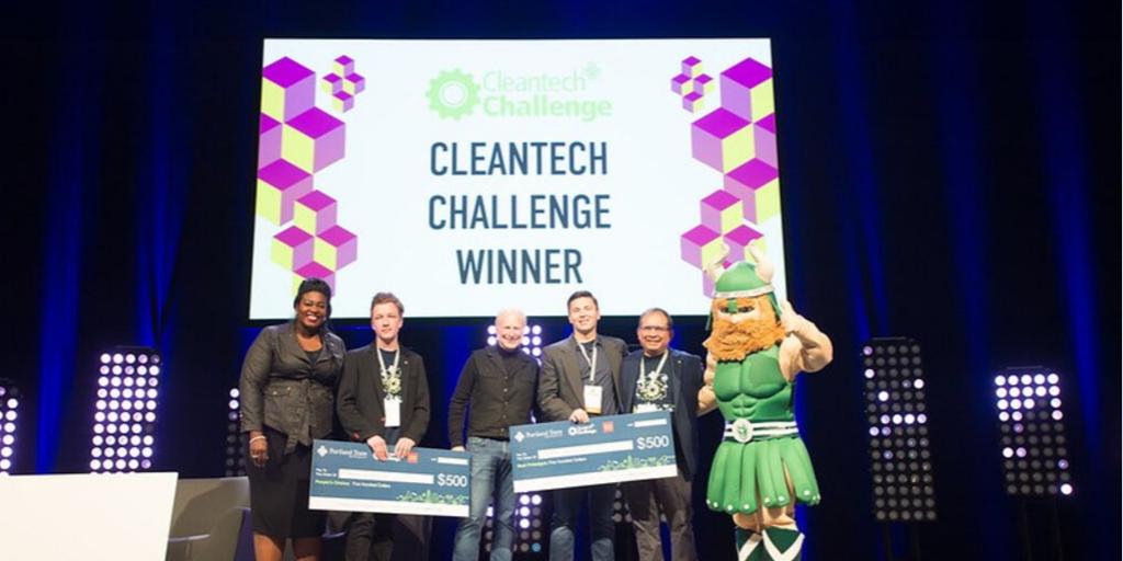 PSUCleantech's tweet photo. The sense of innovation is ingrained in @Portland_State student body, #PSUCleantech Challenge Winners #TurnerAutomotive and #LiteDevices took on the challenge with inventions to protect the environment https://t.co/m9IOn8mtMq https://t.co/2seRPR3H3Y