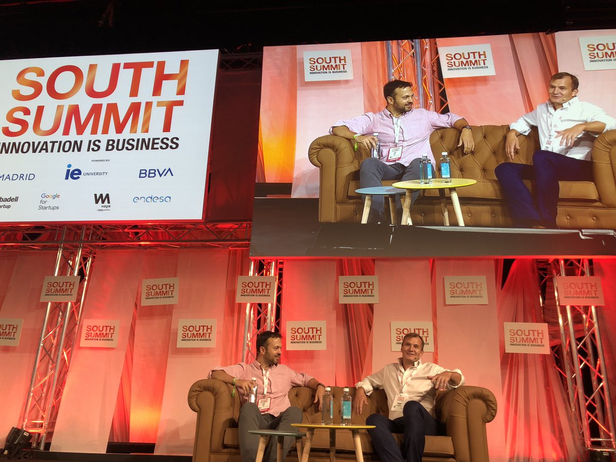 ptrucharte's tweet photo. “Scaling Up in Spain” panel in #SouthSummit2019 @south_summit with Luis Sanz CEO of @CARTO and @Maini01 Founder & CEO of @grupomasmovil #MASventures https://t.co/FTlNE1E6gA
