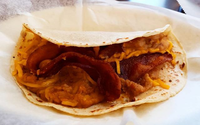 DiegoBernalTX's tweet photo. Let's give this a try: -Bean &amp; Cheese, and bacon(!) is my new flex. -Fight me. -Don't @ me.

#imacooldad https://t.co/7vLjqY16A4 https://t.co/cXnCt8ycj7