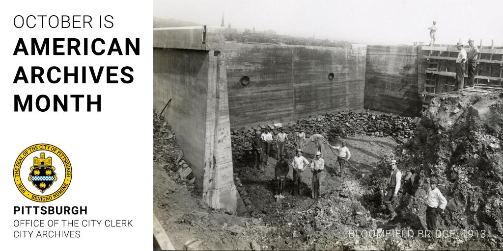 City of Pittsburgh (@pittsburgh) on Twitter photo It's #AmericanArchivesMonth! Have a #Pittsburgh question? Why a neighborhood has its name? How old is that bridge?
#AskAnArchivist! The <a href="/PghArchives/">Pittsburgh City Archives</a> is answering questions today.
We also need help finding lost records. Think you have something? More: pittsburghpa.gov/press-releases… It's #AmericanArchivesMonth! Have a #Pittsburgh question? Why a neighborhood has its name? How old is that bridge?
#AskAnArchivist! The <a href="/PghArchives/">Pittsburgh City Archives</a> is answering questions today.
We also need help finding lost records. Think you have something? More: pittsburghpa.gov/press-releases…