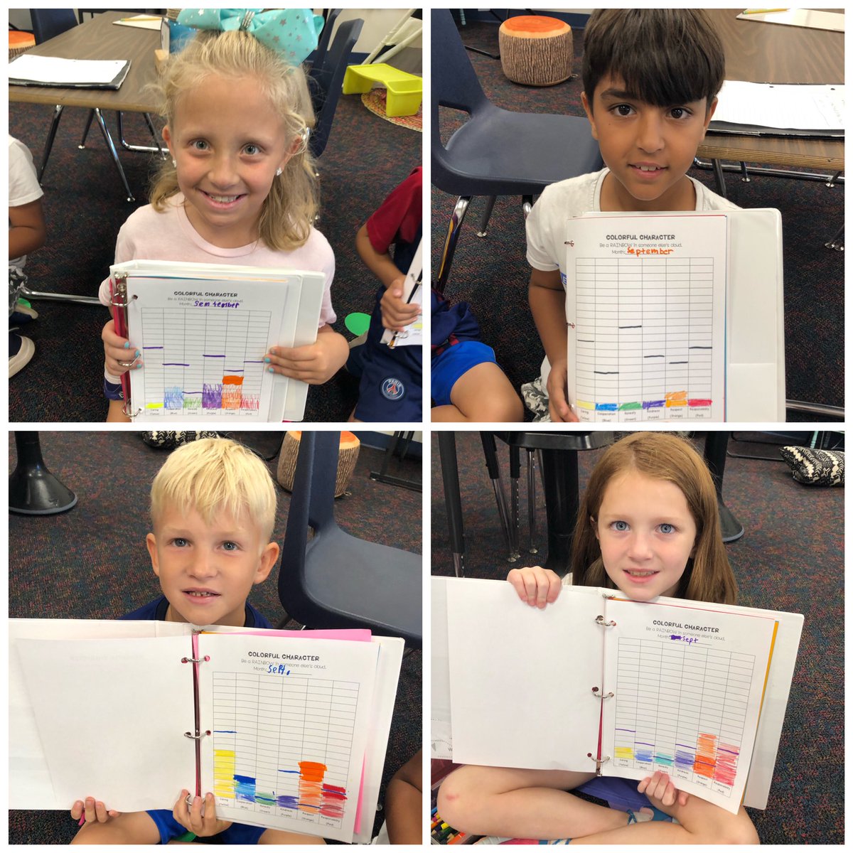 jackmansclass's tweet photo. These kiddos earned their stripes for the month of September! https://t.co/XN4d8pj4c9
