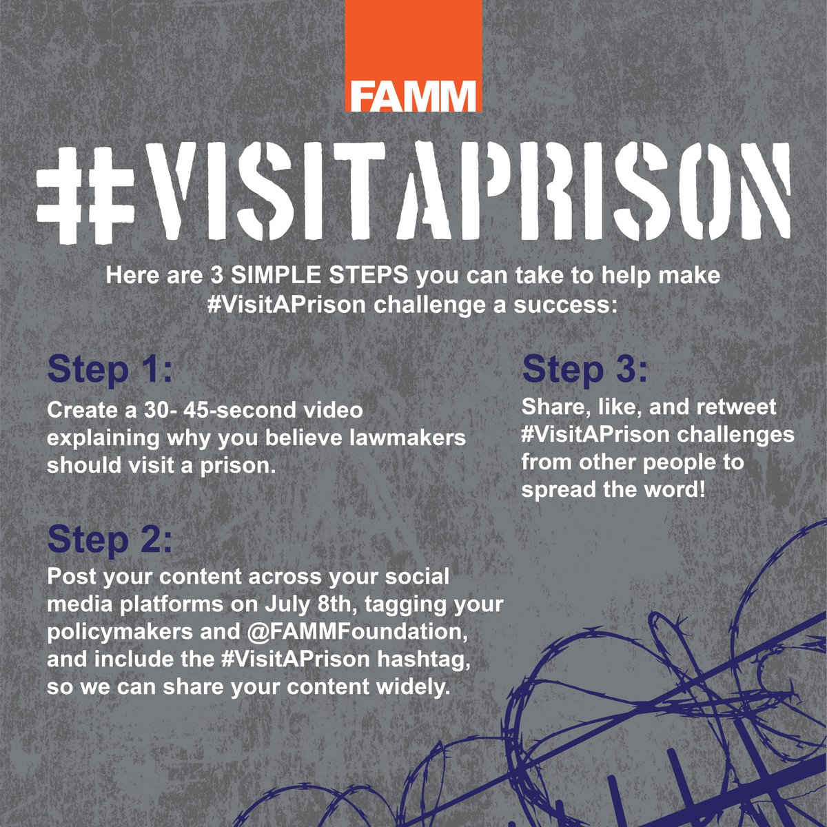 #VisitAPrison Challenge