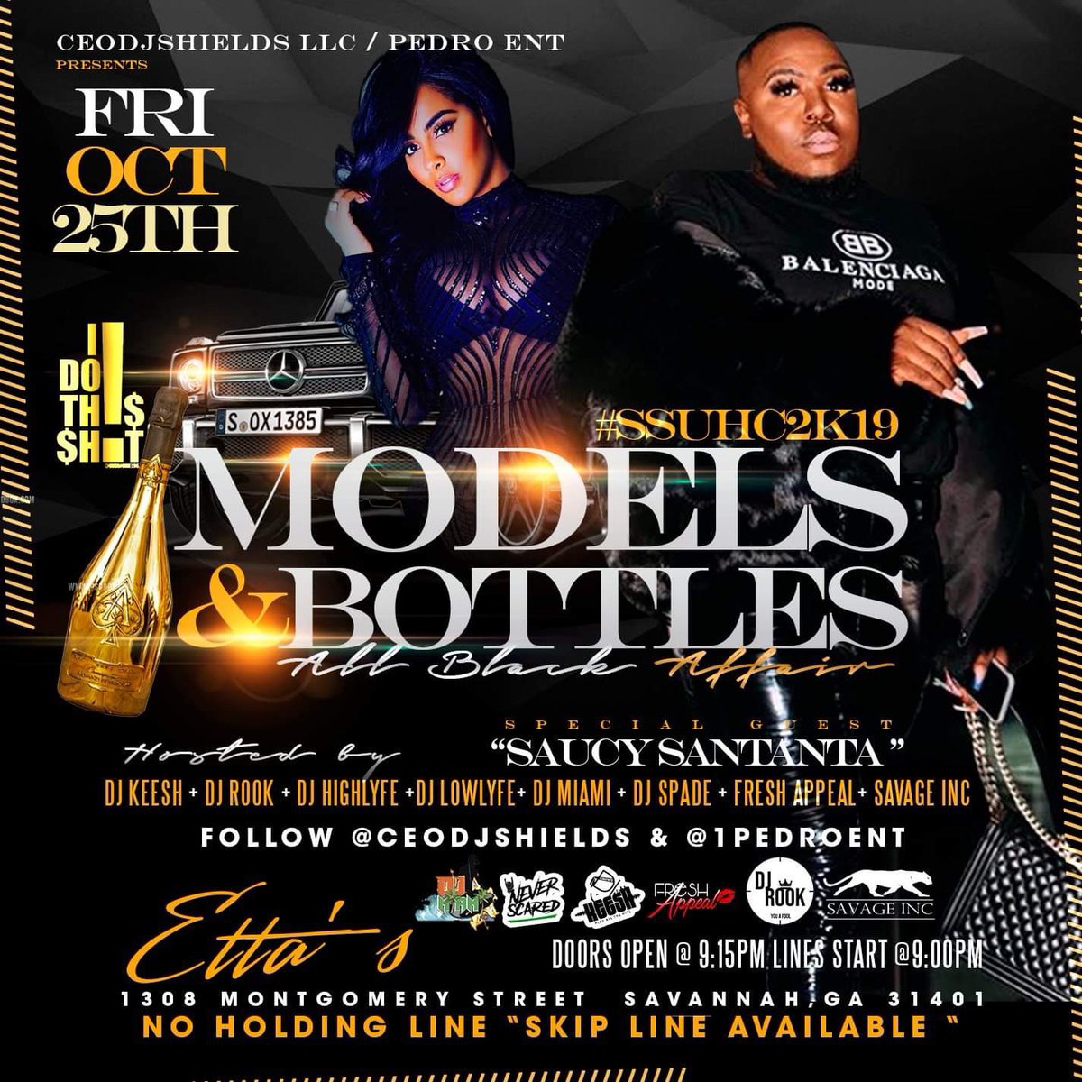 Ceodjshields's tweet photo. @naturalHIGH_ #SSUHC2k19 #SSU 

🔘8.24 - #NBABash  18+ 🍑👯‍♀️ @Karma Ent (Strip Club)

🔘8.25 - Models &amp; Bottles #AllBlackAffair  (@SaucySantana_ ) ♠️ @ 1308 

🔘8.26-  #LITOLOGY  @ ISLAND BREEZE 🌴 LADIES 🆓 TICKETS ONLINE

Tickets 👉🏽 https://t.co/SrShxC5UGa 👈🏽

 #SSU21 #SSU20 https://t.co/s5Q6lewjB0