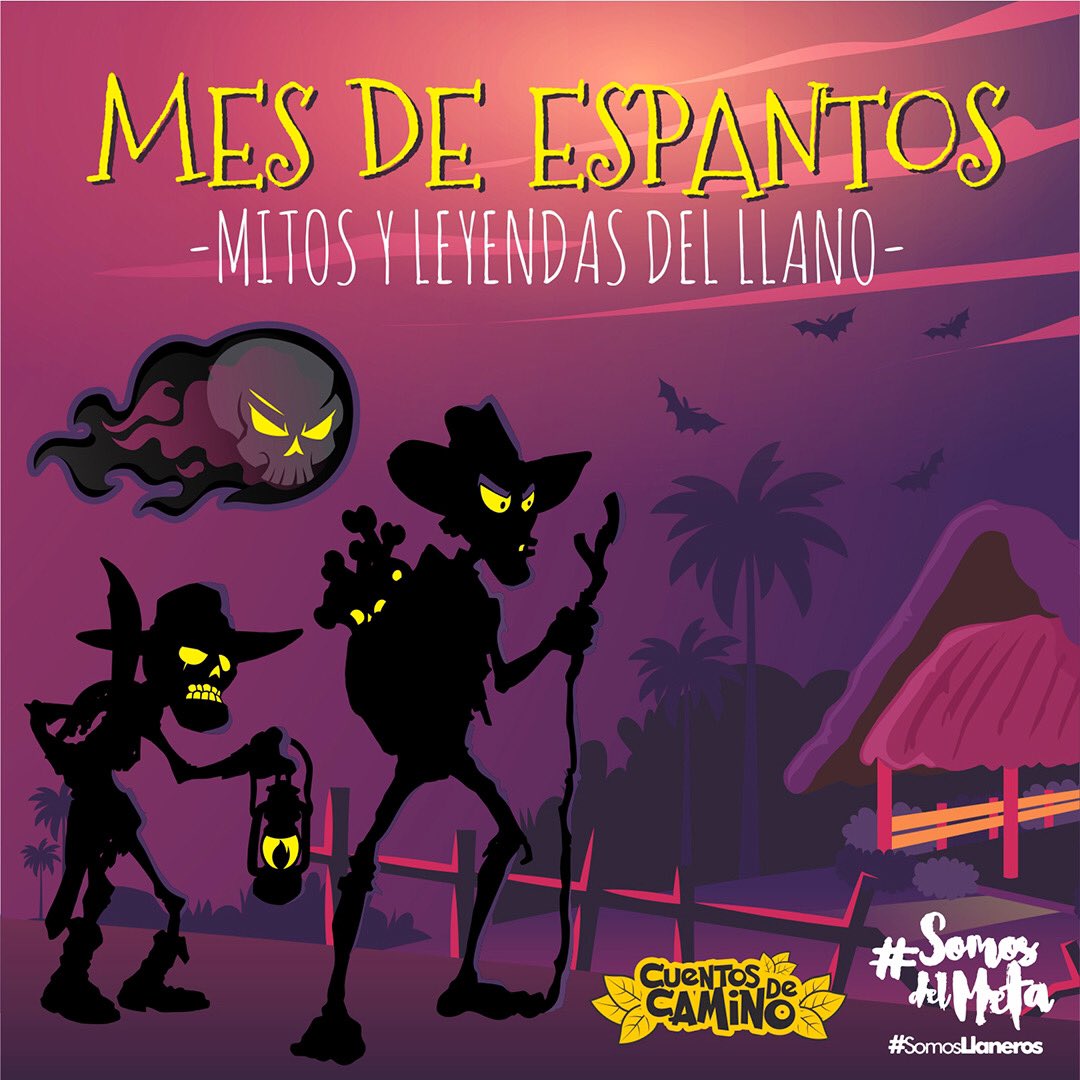 CuentosCamino's tweet photo. En octubre Los Espantos se toman el Llano, y a ti ¿Cuál historia te pone los pelos de punta?. #somosdelmeta #somosllaneros https://t.co/jFwW6Umied