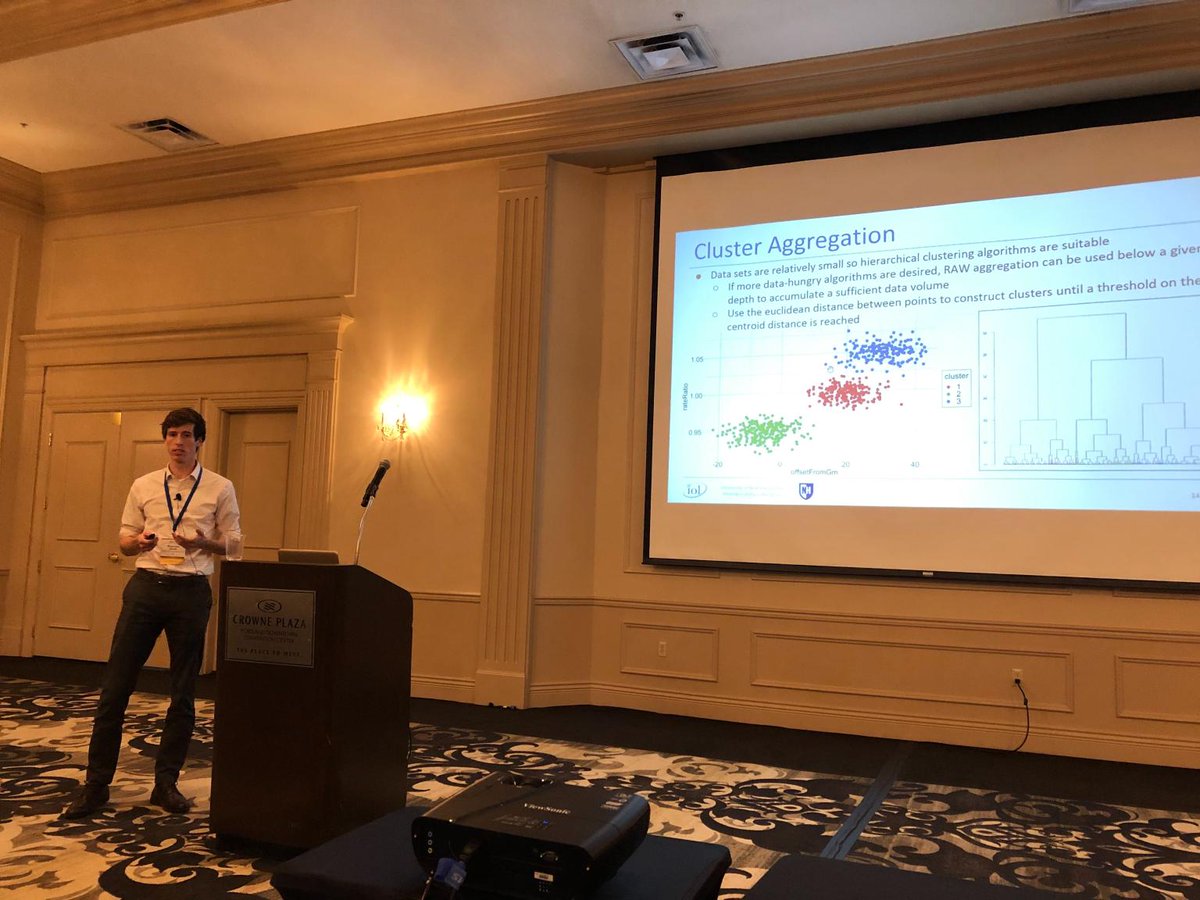 UNH_IOL's tweet photo. Big shout out to #UNHIOL Graduate Student Brandon Smith for presenting his work last week at the IEEE Symposium on Precision Clock Synchronization. His research surrounds scalable network monitoring. Great job! #ISPCS2019 #ISPCS #1588 https://t.co/yumhPDGmST