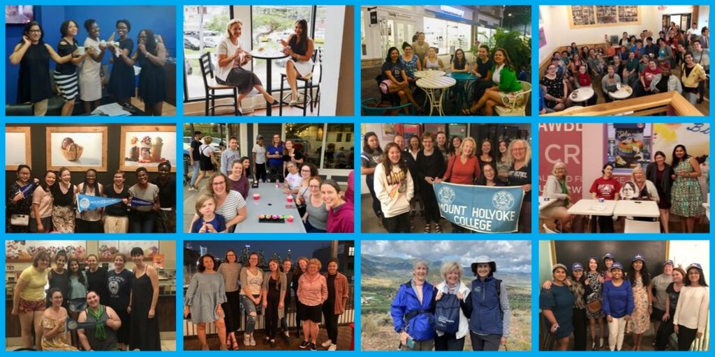 aamhc's tweet photo. So many lovely Mountain Day Reunion photos! Yesterday, #MHCalums gathered together in over 125 locations around the globe, enjoying ice cream, sharing smiles and even hiking up their local mountains. 

View more #MtnDayMHC 2019 photos and share yours: https://t.co/JIJo4IagjE https://t.co/UCLoabpcTr